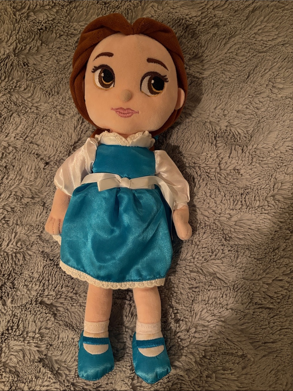 Disney Belle Blue Princess Plush Doll - Kids Toy